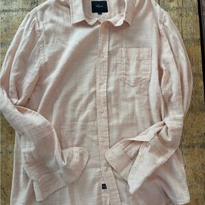 Rails Light Pink Casual Button Down Shirt